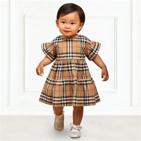 red burberry baby coat|burberry outfit baby girl.